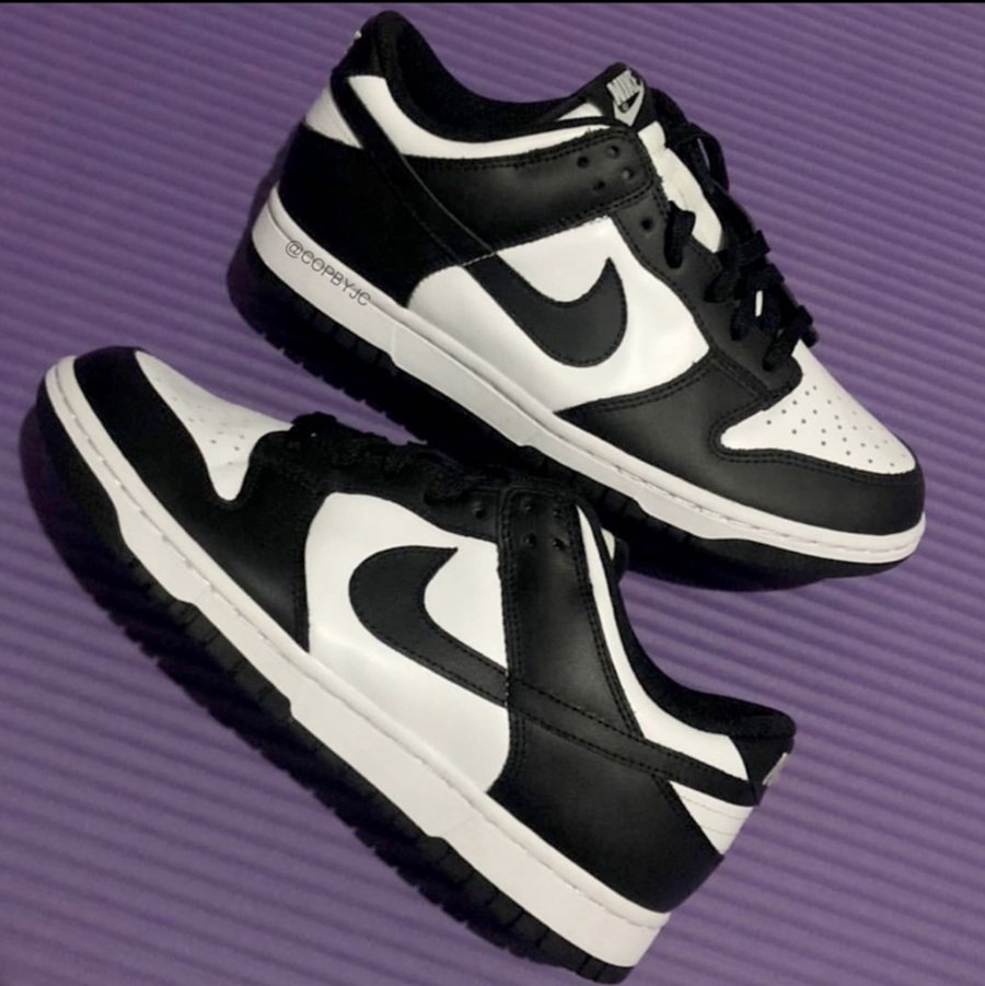 black and white nike low top
