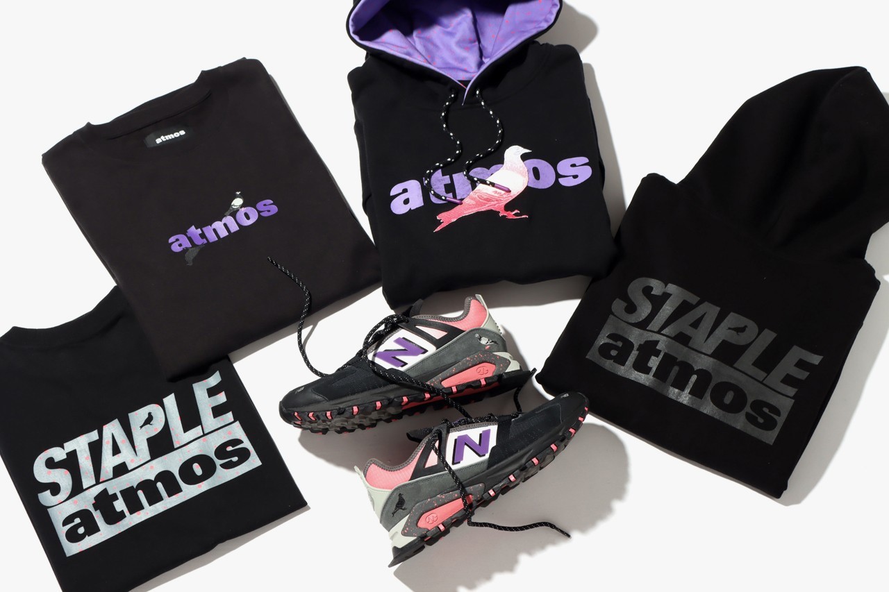 STAPLE,NB,ATMOS,发售  罕见「黑鸽子」三方联名！Staple x atmos x NB 鞋款、服饰明日发售！