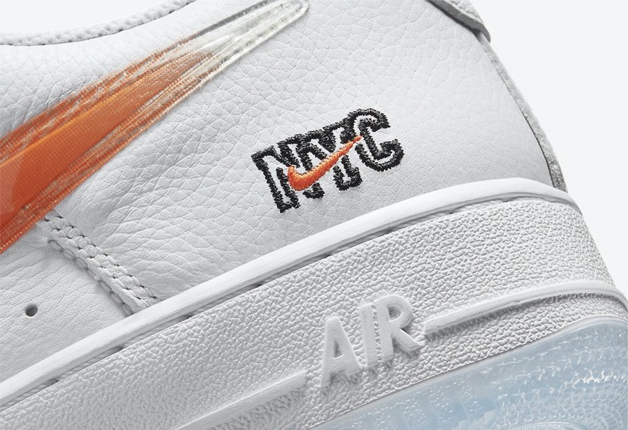 Nike,Kith,Air Force 1 Low,NYC,  阴阳设计 + 渐变 Logo！全新 Kith x AF1 即将登场！