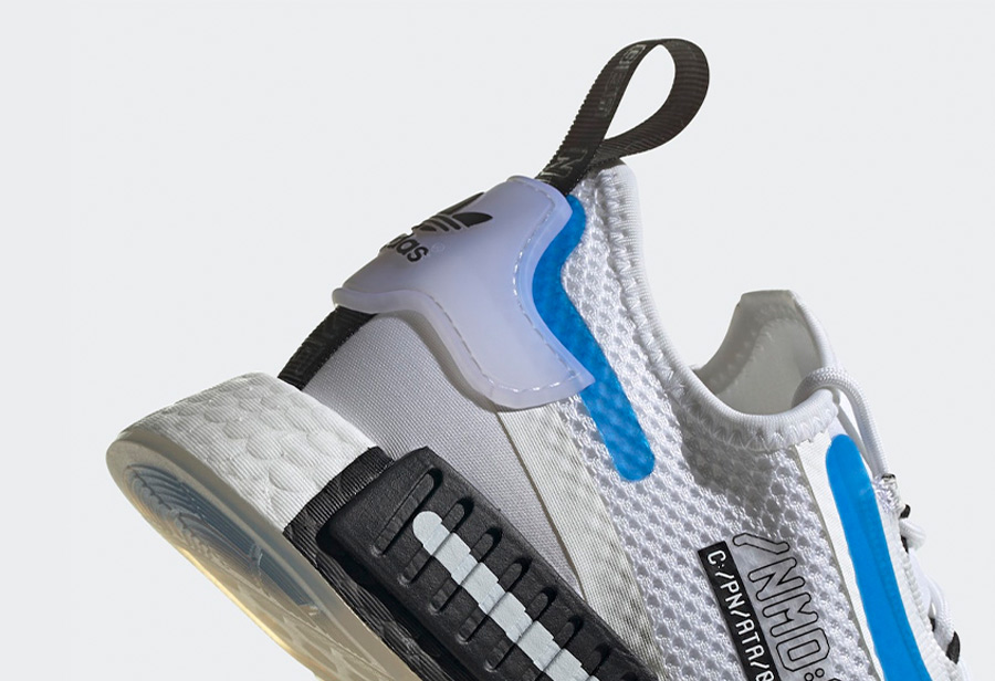 adidas,NMD R1,Spectoo,FZ3209  adidas NMD 推出全新鞋型！蓝粉装饰太吸睛！