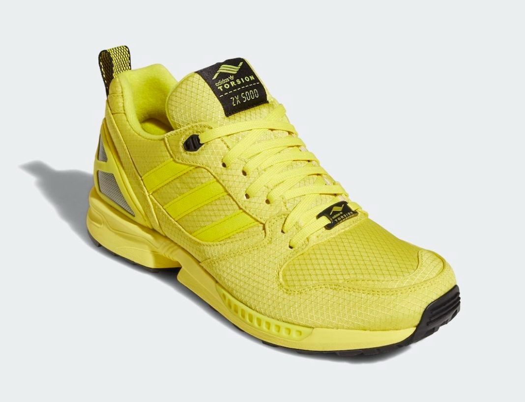 adidas,ZX 5000,Torsion,FZ4645  亮黄色鞋身！adidas ZX 5000 又出全新配色！