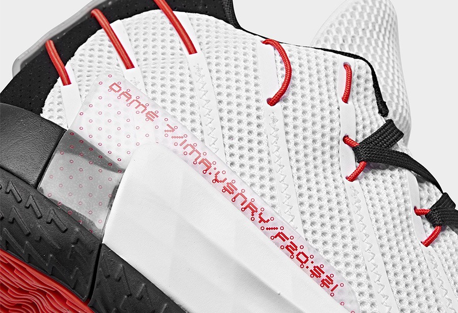 adidas,DAME 7  素净鞋身搭配红色点缀！adidas DAME 7 又出全新配色！