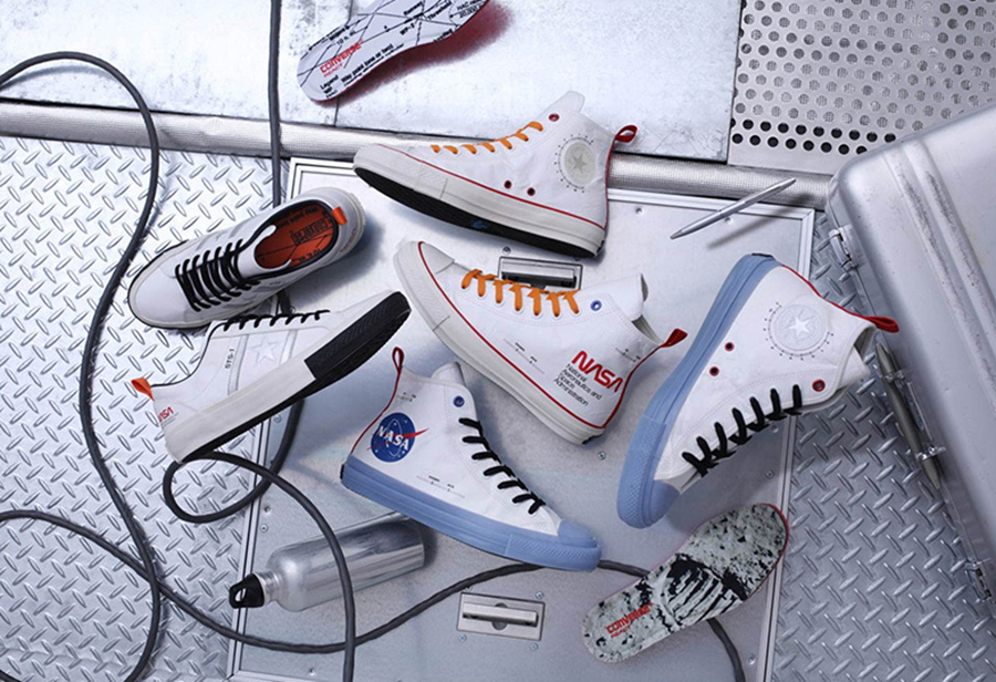 Converse,All Star 100,One Star  航天飞机搭配宇航服！一发就是三双！Converse x NASA 主题鞋款曝光！