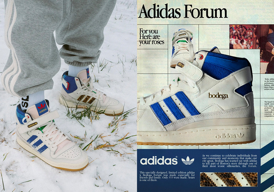 Forum,adidas,Bodega  1984 年的经典战靴回归！这双高规格新品，好看不好买！