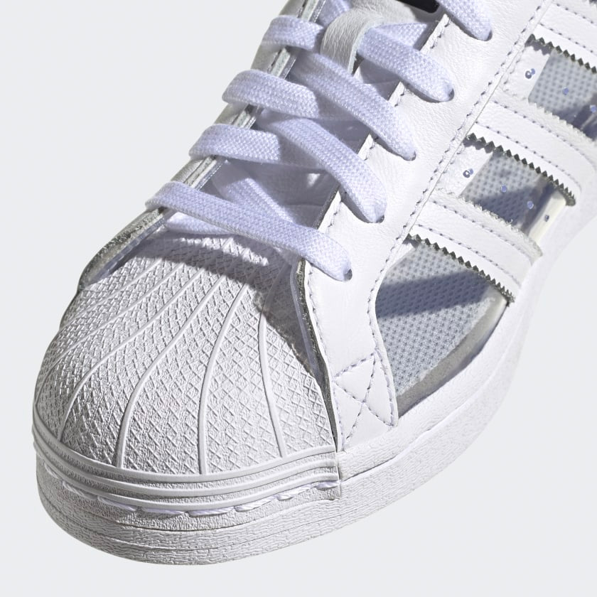 FZ0245,Superstar,adidas FZ0245 买联名的哭了？普款 Superstar 带来「全透」配色！颜值不错！