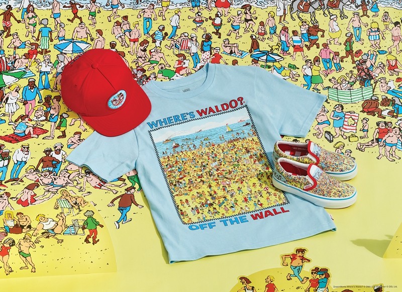 Vans,《Where’s Waldo》  经典儿童插画妆点！Vans 全新联名即将登场！