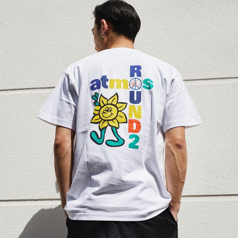 atoms,t-shirt,短袖  标志印花点缀！atoms 全新系列 T 恤夏日必入！