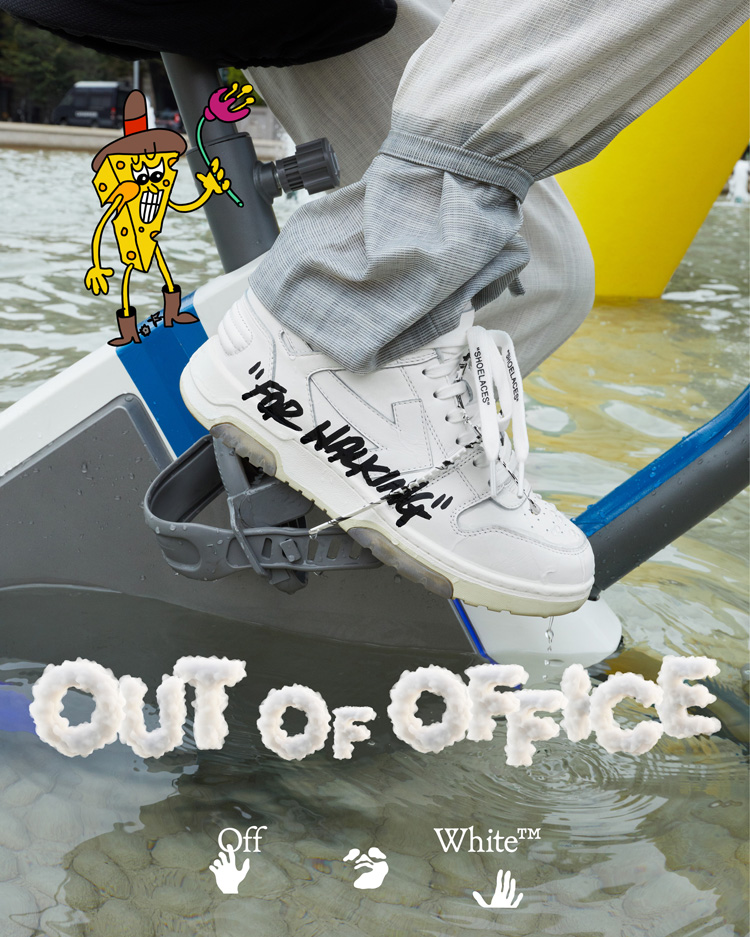 OFF-WHITE,OUT OF OFFICE,FOR WA  神仙颜值！这双 OFF-WHITE 新鞋怎么穿都帅！