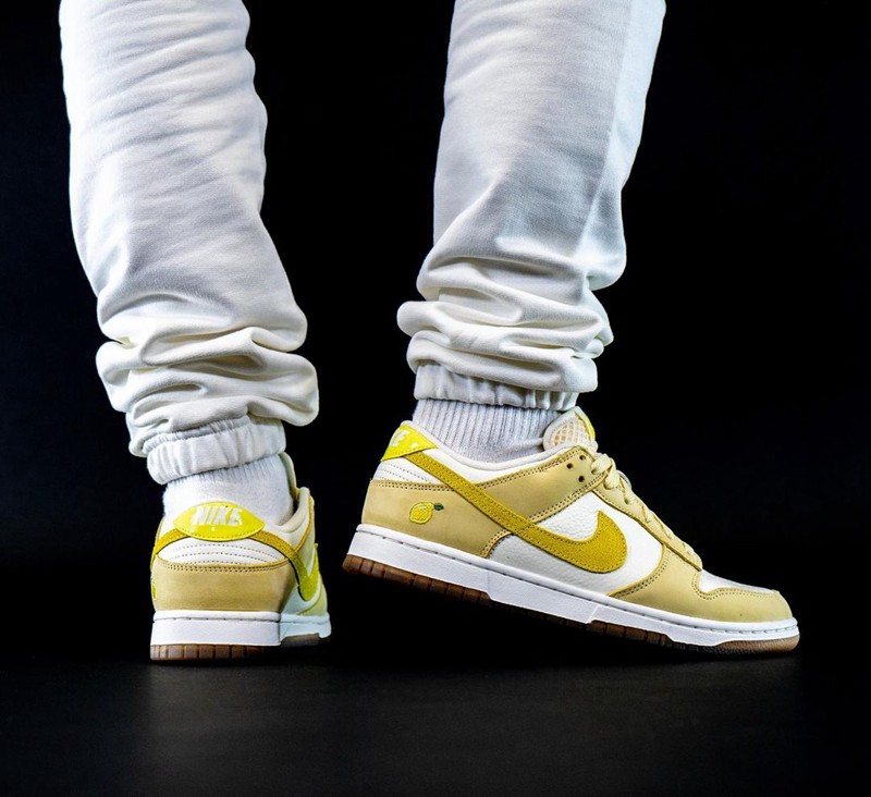 Nike Dunk Low,Lemon Drop,DJ690  真的酸了！「柠檬糖」Dunk Low 上脚来了，即将发售！