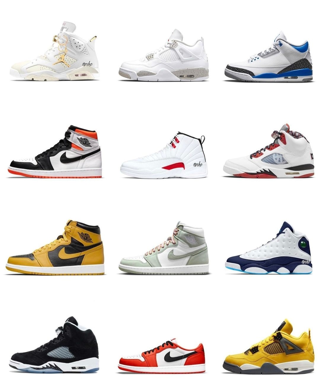 Jordan Brand,AJ,发售  奥利奥 AJ5、电母 AJ4 都来了！多达 12 款 AJ 新鞋今夏发售！