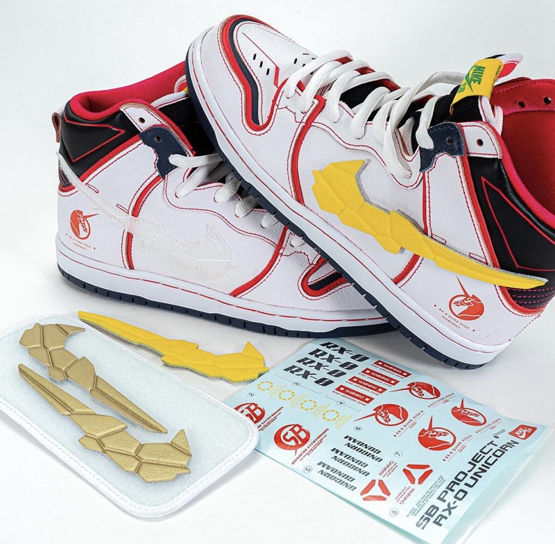 sb dunk gundam release