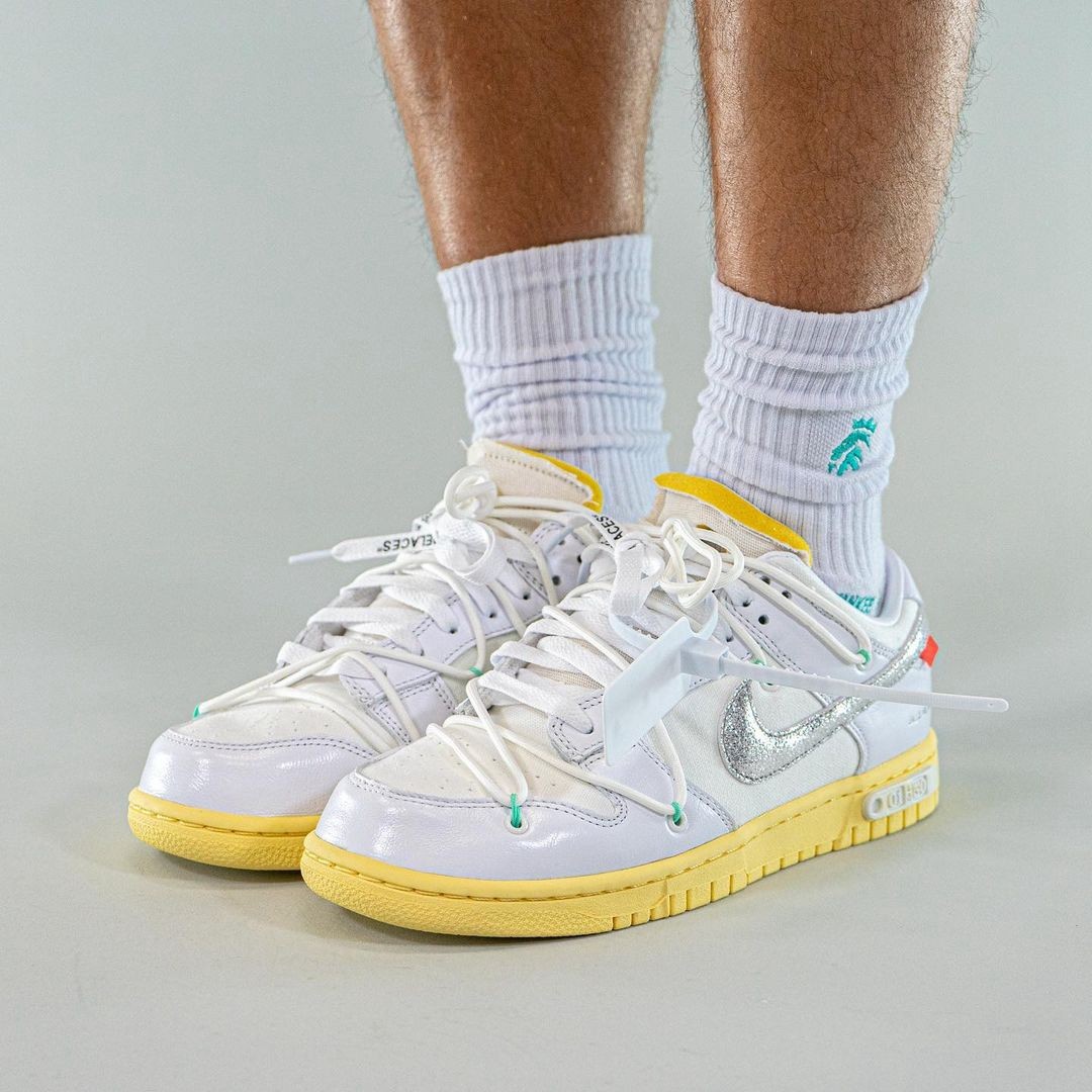 nike dunk low off white lot 12