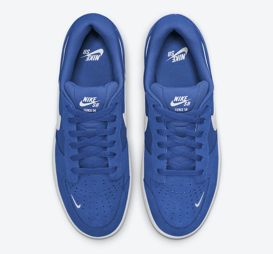 Nike,SB Force 58,CZ2959-401  醒目蓝色！全新鞋款 Nike SB Force 58 官图曝光！