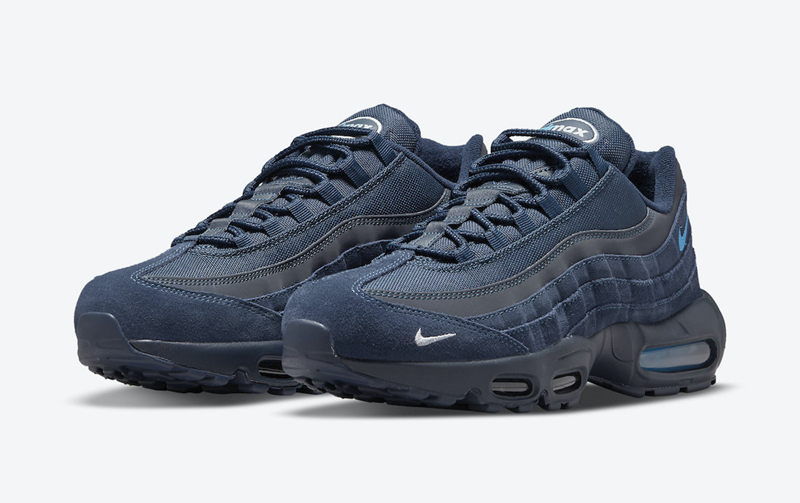 近日一款全新海军蓝配色 nike air max 95 官图曝光.