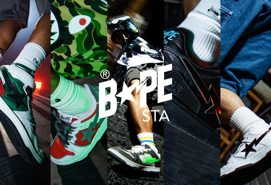 BAPE,STREET HYBRID,SK8 STA,BLO  一口气发五双！全新 BAPE 秋季系列鞋款正式发布！