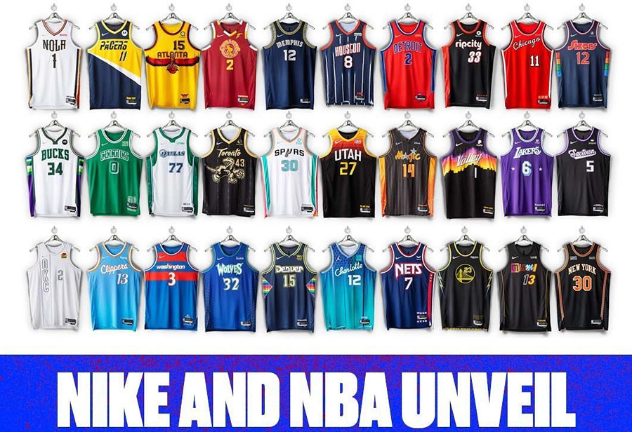 Nike,NBA,球衣  NBA 新赛季城市版球衣正式出炉！你最喜欢哪一件？