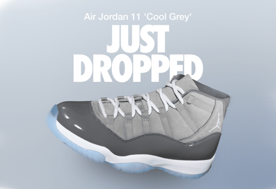 AJ11,Air Jordan 11,发售  今早突袭！酷灰 AJ11 你抢到了吗？下月还有入手机会！