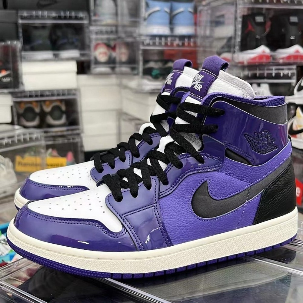 Air Jordan 1 Zoom CMFT,Purple  漆皮系列再添一员！全新「漆皮恶人紫」AJ1 首次曝光！