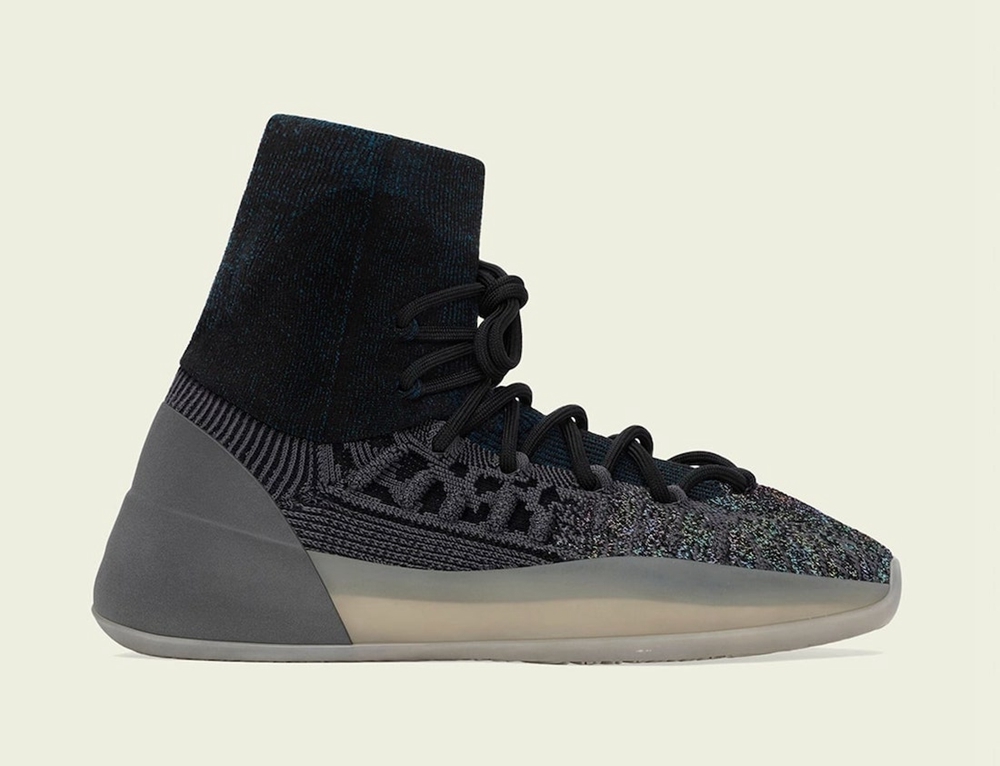 adidas,Yeezy BSKTBL KNIT,Slate  「会发光的」Yeezy 篮球鞋实物曝光！这颜值，你打几分？
