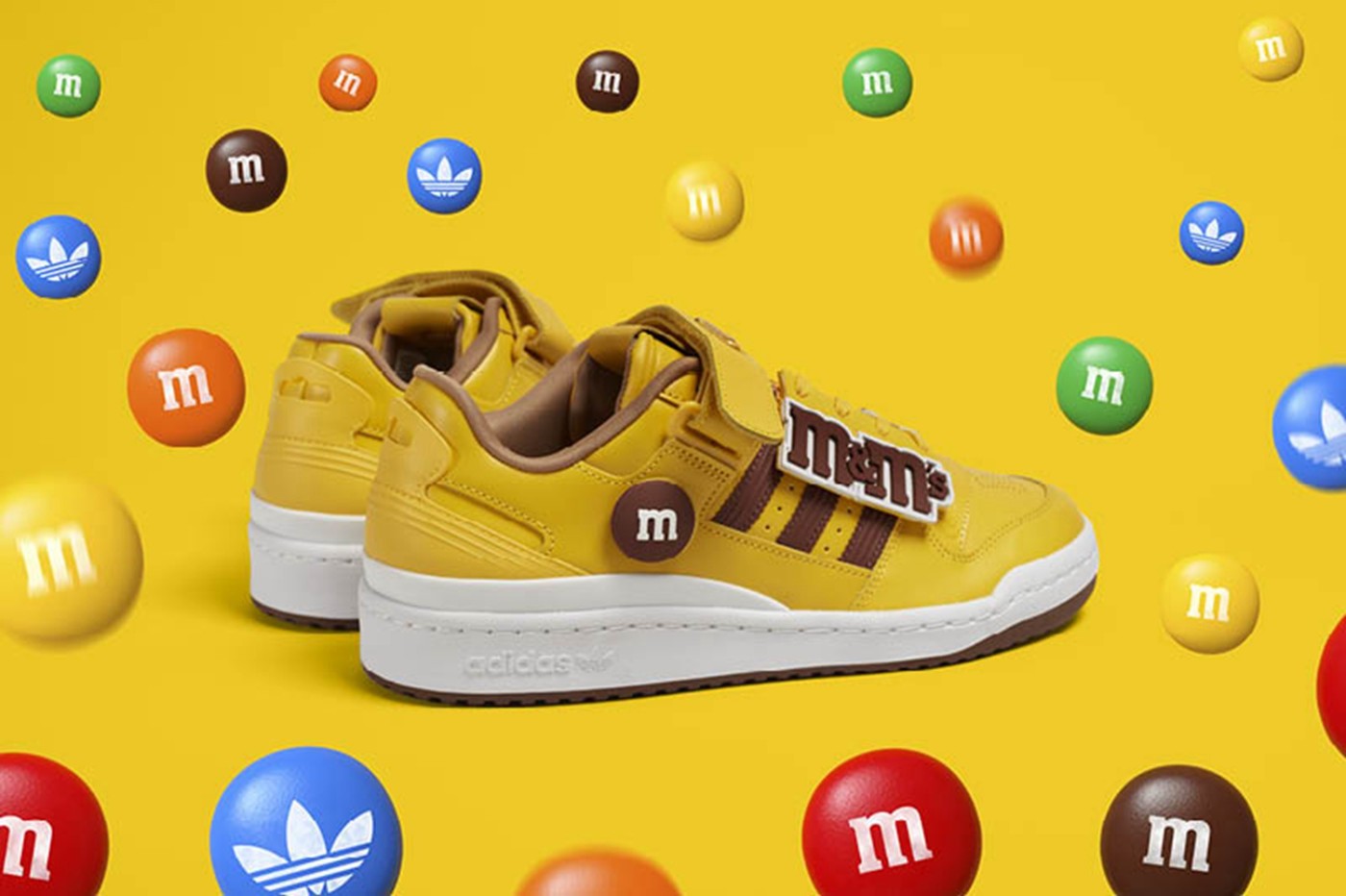 M&M’s,Forum 84 Low,adidas Orig  把「巧克力豆」穿脚上！全新阿迪联名 M&M’s 鞋款即将发售！