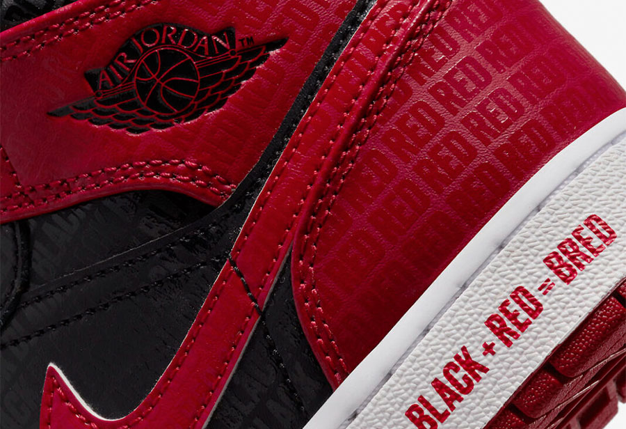 Nike,Air Jordan 1,Bred,DM9650-  本月发售！这可能是「最直白」的黑红 AJ1 了！