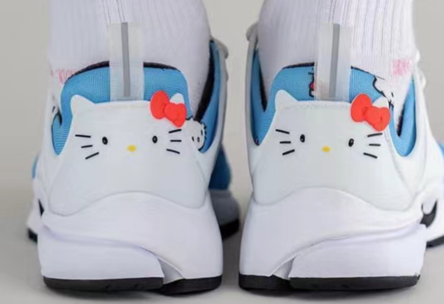 Nike,Air Presto,Hello Kitty  市价令人惊喜！Hello Kitty 联名 Air Presto 实物上脚来了！
