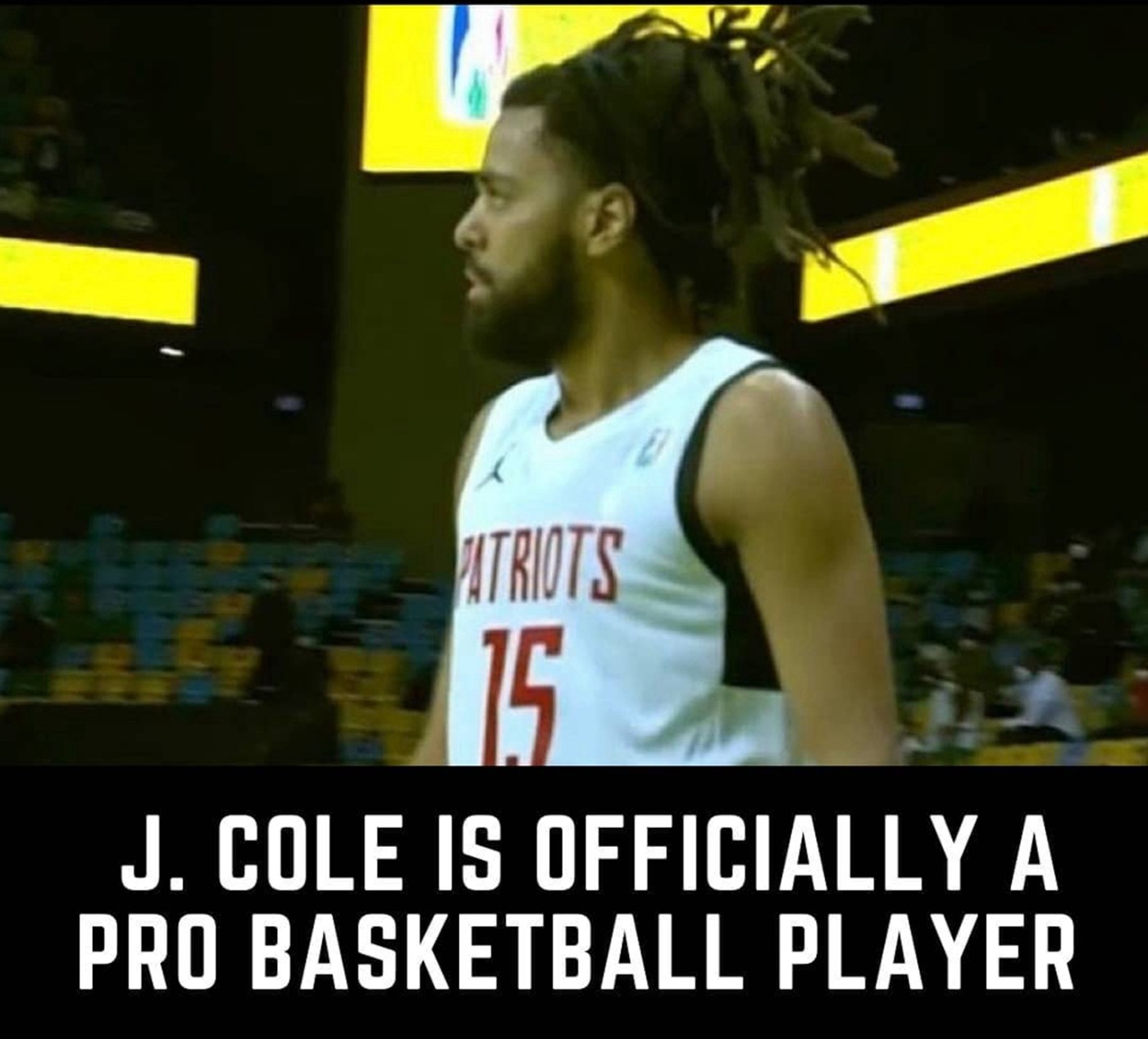 J.Cole,NBA  J.Cole 加盟「职业联赛」！不愧是说唱圈最会打球的人！