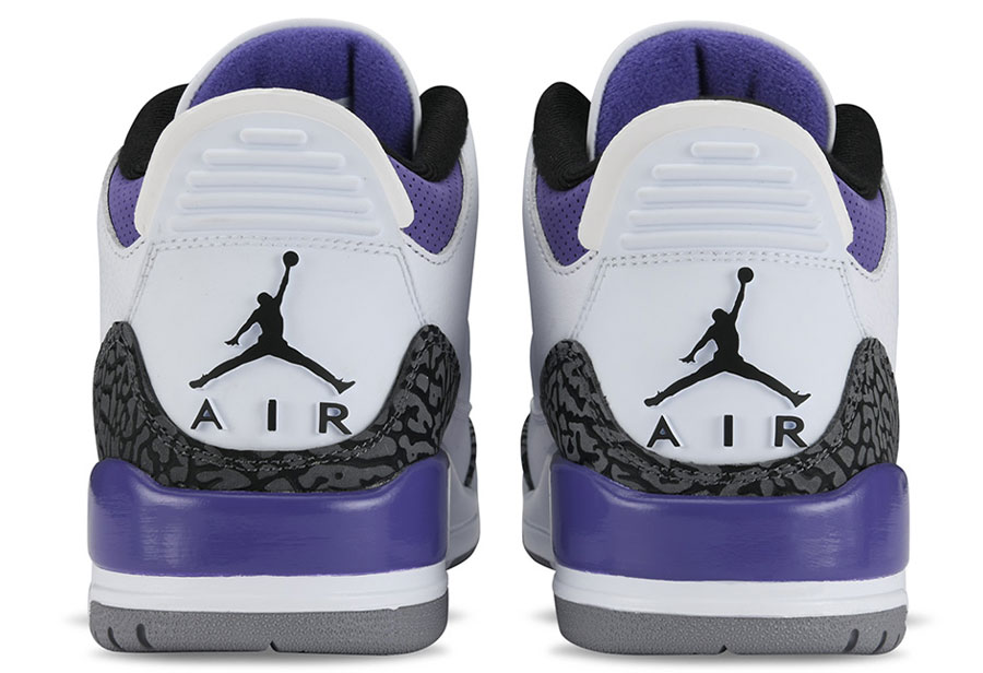 Air Jordan 3,Dark Iris,CT8532-  发售日期又有变动！「白紫」AJ3 最新实物释出！