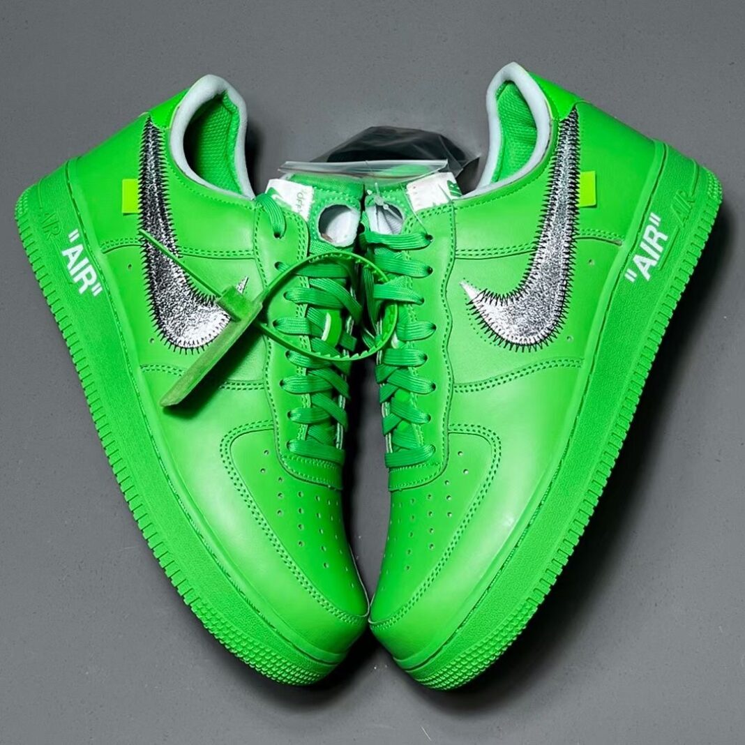 OW,OFF-WHITE,Nike,Air Force 1  今年天价鞋 +1！「绿色艺术馆」OW x AF1 即将发售！
