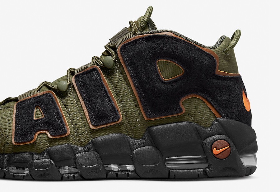 Nike,Air More Uptempo,Cargo Kh  酷似 Undefeated 联名！「大 AIR」全新配色太帅了！