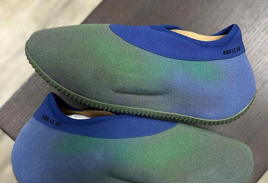 adidas,Yeezy,Knit Runner,Faded  侃爷「香蕉鞋」新配色首次曝光！这蓝绿渐变有点帅啊！