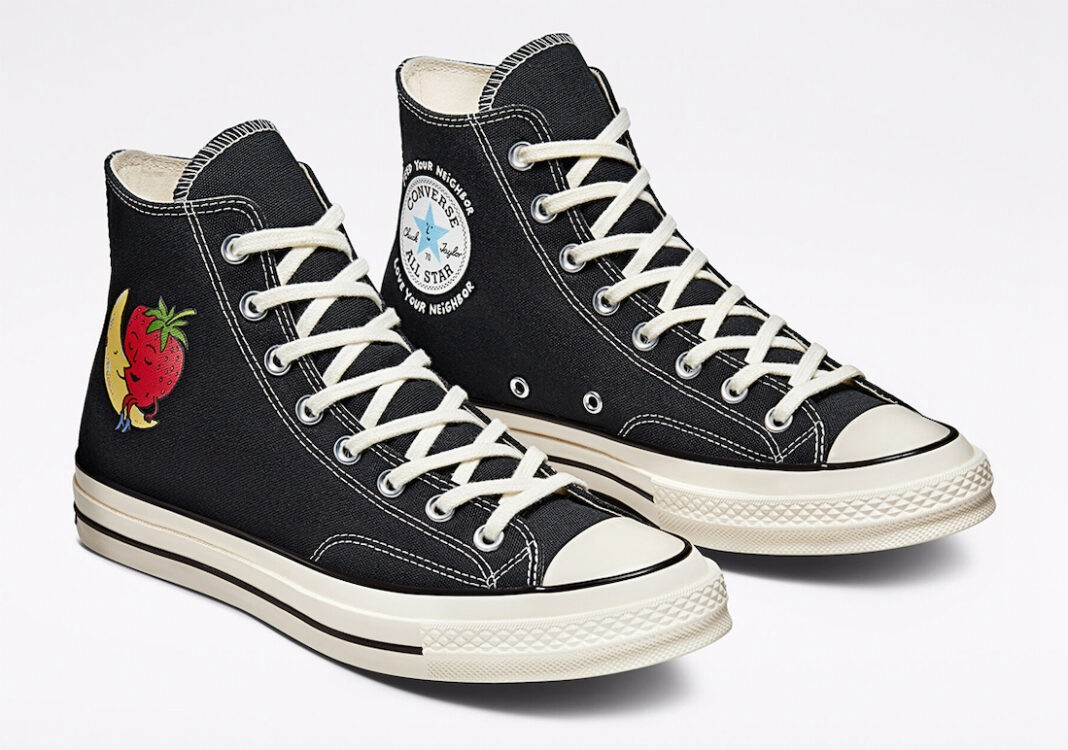 Sky High Farm Workwear x Conve  太可爱了！「草莓」Converse 新联名鞋曝光！下周发售！