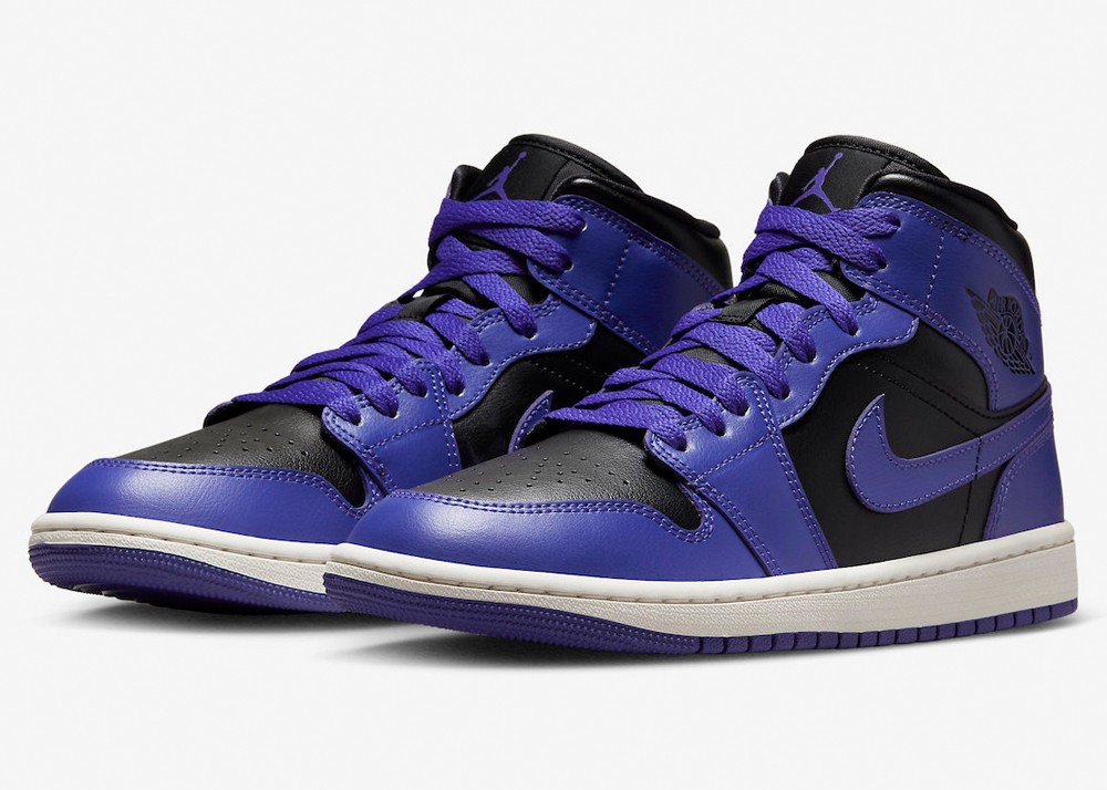 Nike,Air Jordan 1 Mid,BQ6472-0  「恶人紫」来了！全新 Air Jordan 1 官图曝光！