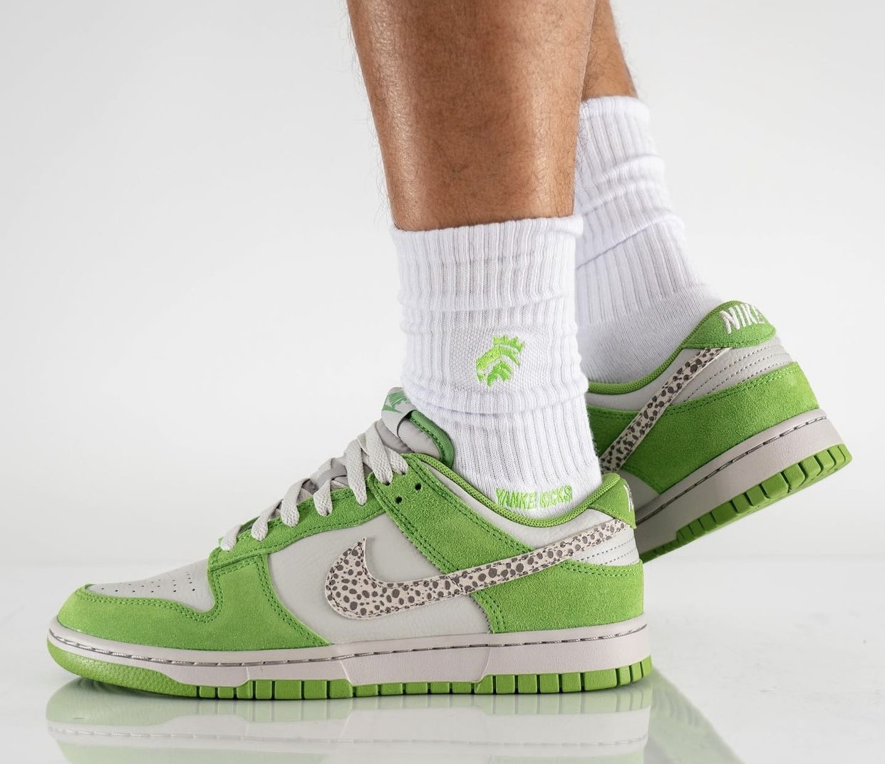Nike,Dunk Low,DR0156-300  石斑纹 Dunk 系列又有新配色！这双苹果绿你打几分？