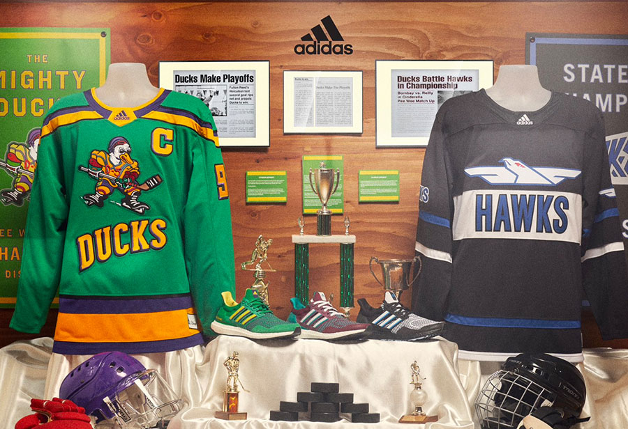 The Mighty Ducks,adidas,UltraB  致敬经典电影诞生！adidas x Disney 新联名官图曝光！