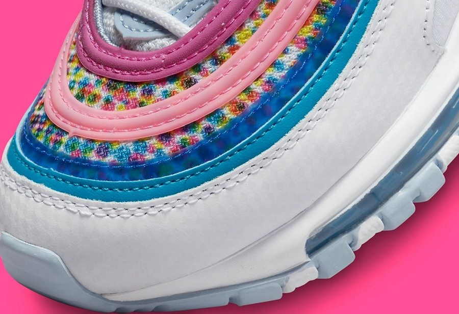 Nike,Air Max 97,3D Color Dots,  新配色 Air Max 97 官图曝光！彩虹鞋面骚气十足！