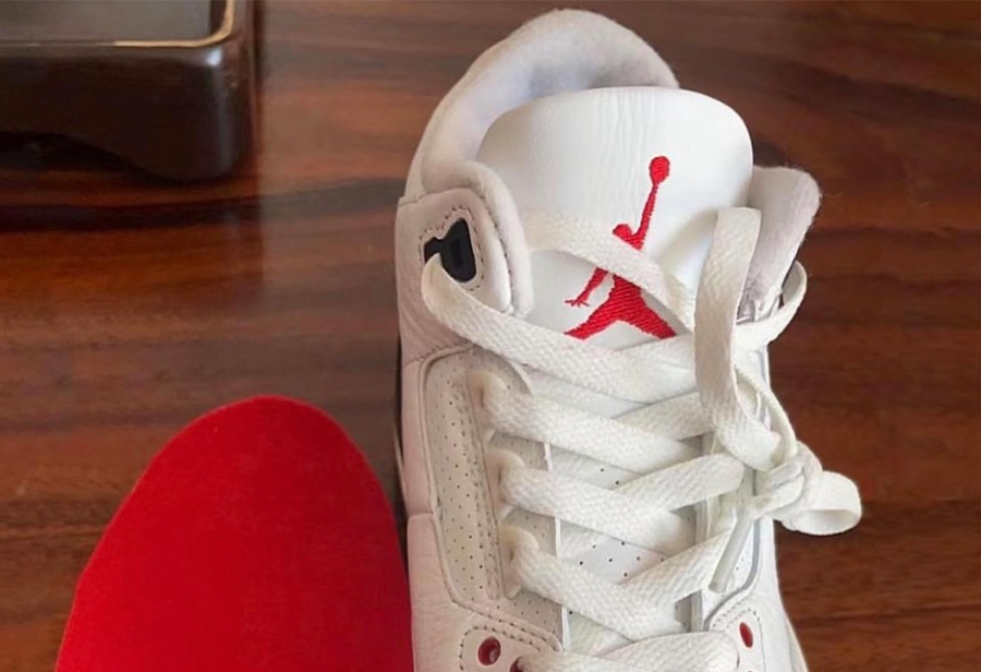 Air Jordan 3,White Cement Reim   新「白水泥」AJ3 实物首次曝光！发售日期有了！
