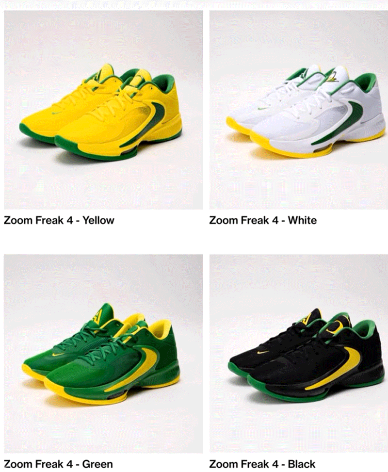 Nike,Zoom Freak 4,KD15,Air Zoo  天价鞋大集合！Nike 俄勒冈 PE 完整型录曝光！