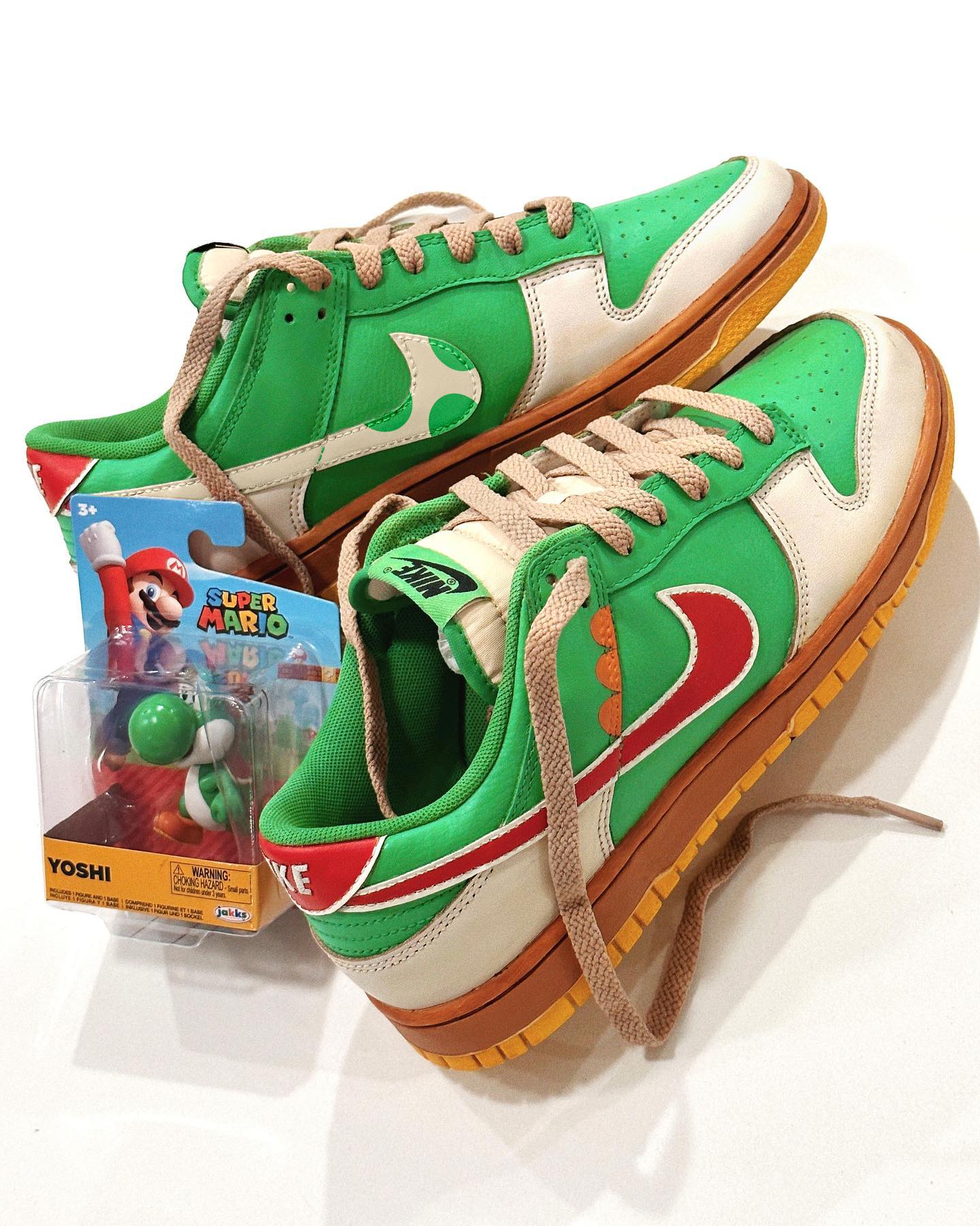 Nike,Dunk Low 马里奥定制 Dunk 又来了!小恐龙耀西太可爱! Nike,Dunk Low 马里奥定制 Dunk 又来了!小恐龙耀西太可爱!