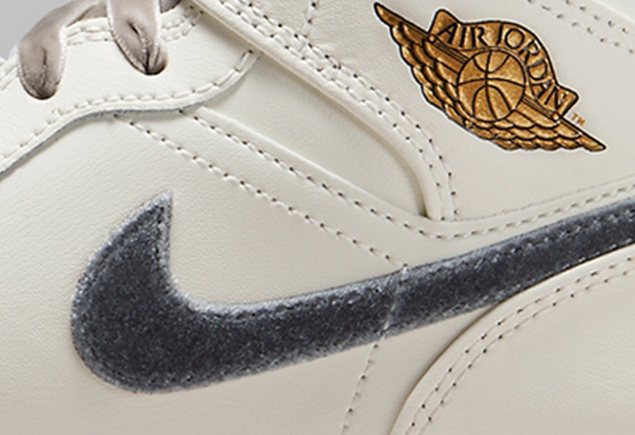 Air Jordan 1 Mid,Velvet Toe,FB  AJ1 又有全新配色！「天鹅绒脚趾」质感太赞了！