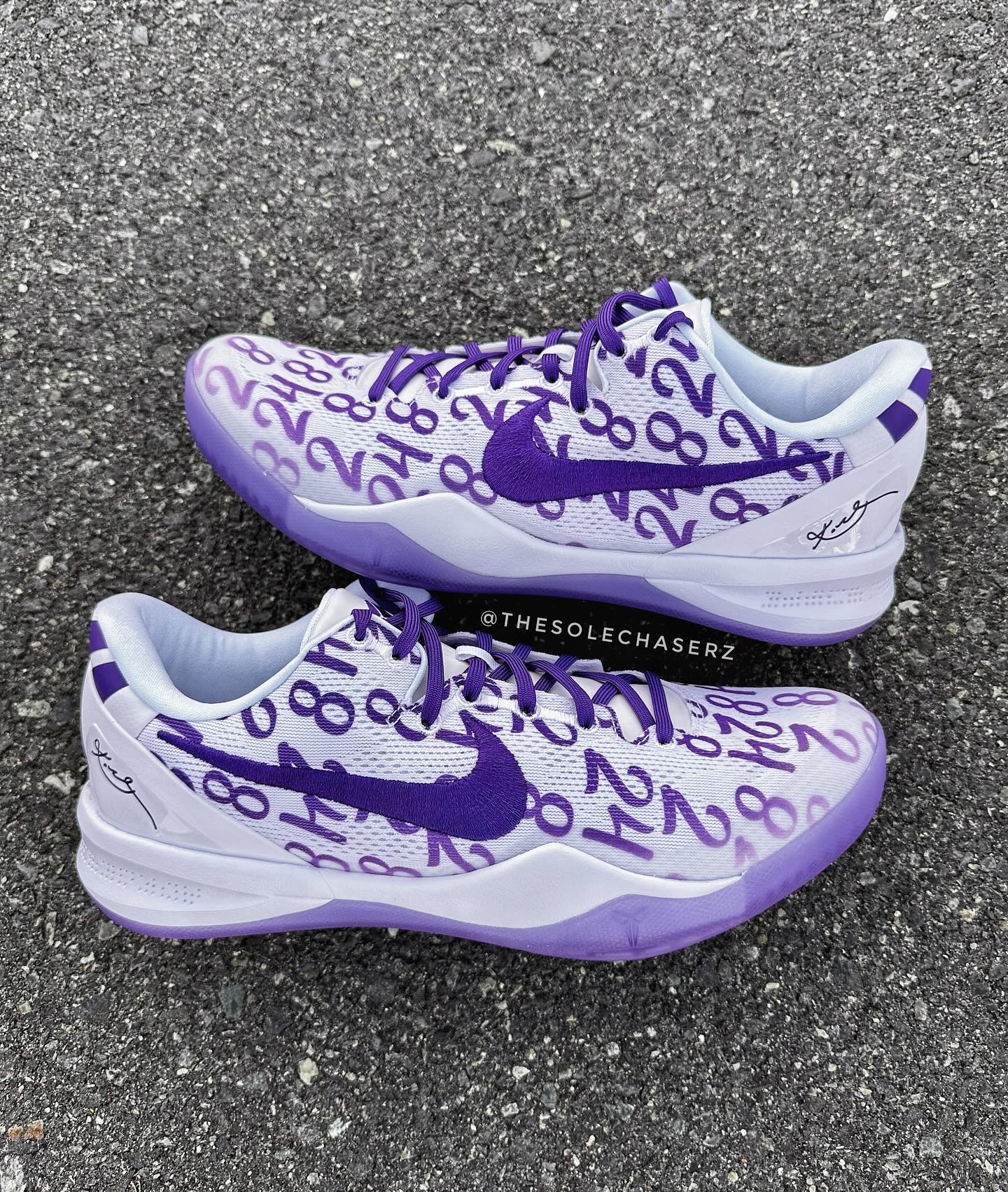 Nike,Kobe 8 Protro  白紫 Kobe 8 实物更新！更多细节曝光！