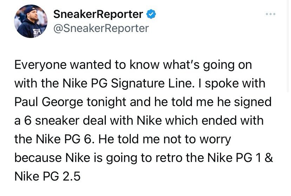 Nike,PG,保罗·乔治,泡椒 真相大白!泡椒辟谣「签名鞋完结」!原来在攒大招! Nike,PG,保罗·乔治,泡椒 真相大白!泡椒辟谣「签名鞋完结」!原来在攒大招!