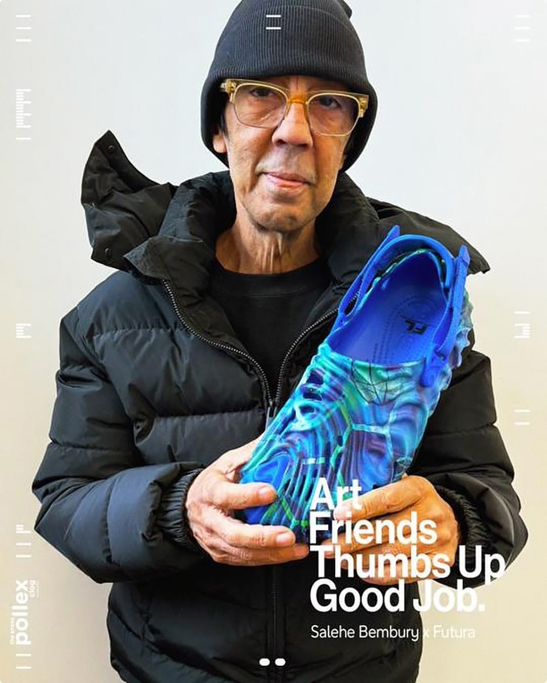 指纹鞋,洞洞鞋,Crocs,Salehe Bembury,F  涂鸦大师 Futura 要跟「Crocs 指纹鞋」联名了！