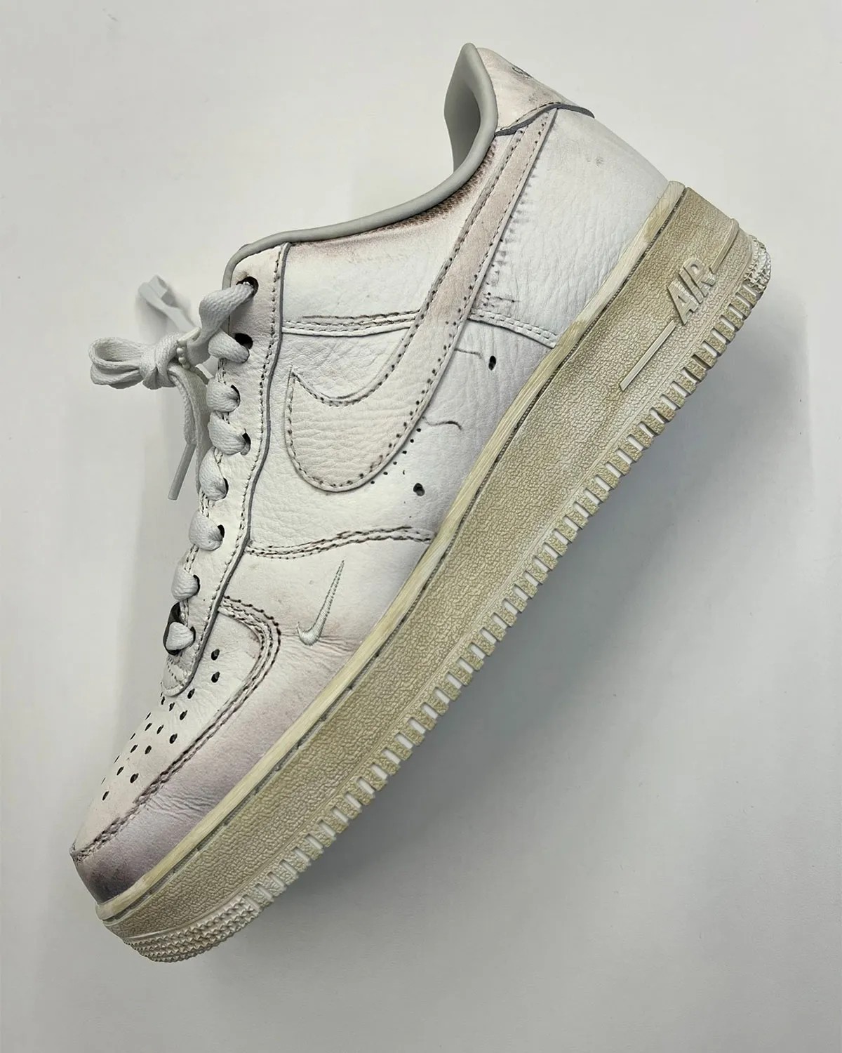 Nike Air Force 1 Low,Dirty Tri Nike 整新活儿!「脏脏版」AF1 曝光! Nike Air Force 1 Low,Dirty Tri Nike 整新活儿!「脏脏版」AF1 曝光!