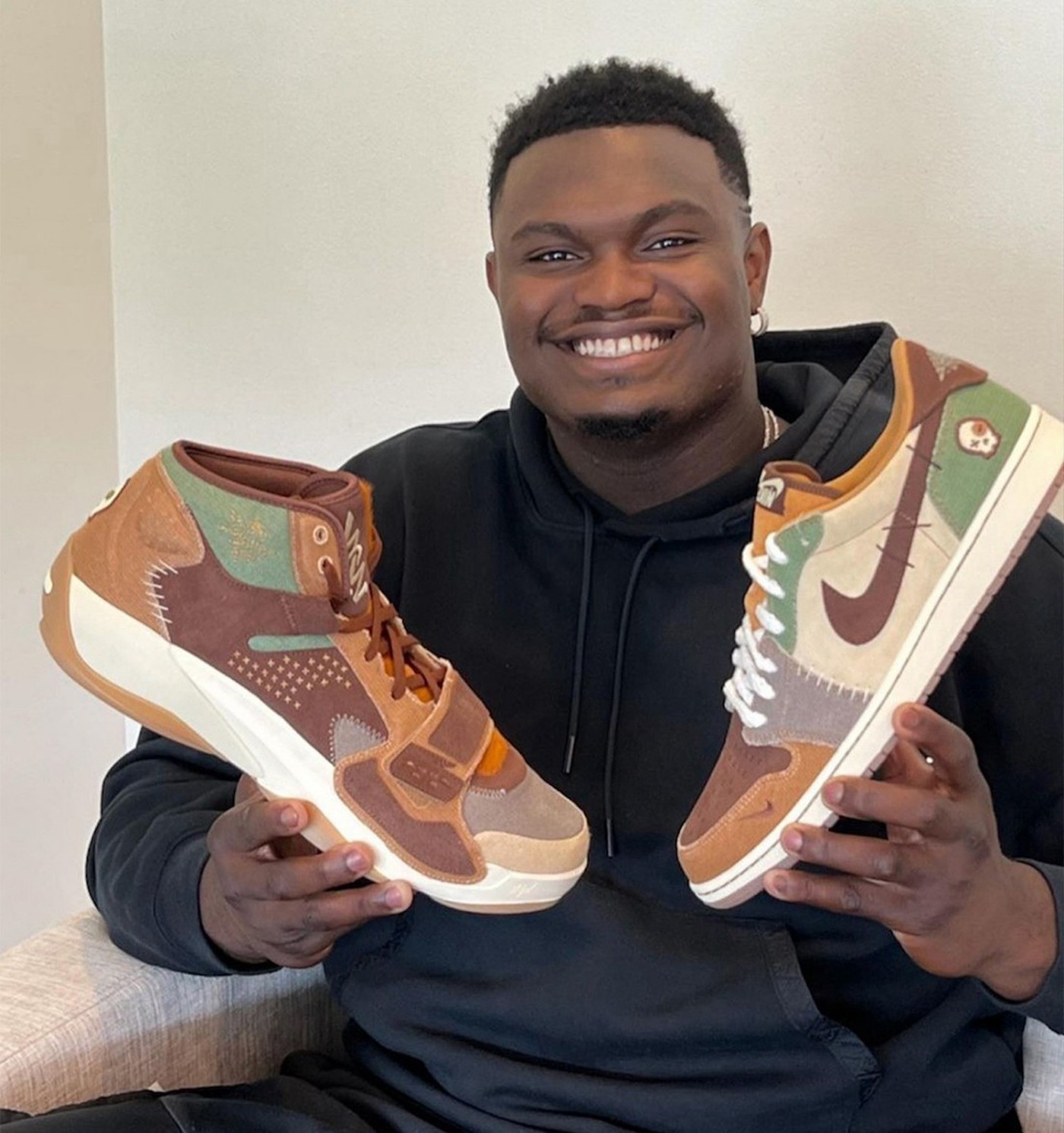 Zion,胖虎,Air Jordan 1 Low OG,AJ 怪诞鸳鸯配色!又一双「球星专属」AJ 确认市售! Zion,胖虎,Air Jordan 1 Low OG,AJ 怪诞鸳鸯配色!又一双「球星专属」AJ 确认市售!