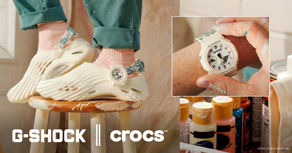Crocs,G-SHOCK 洞洞鞋跟 G-SHOCK 联名了!套装有点酷! Crocs,G-SHOCK 洞洞鞋跟 G-SHOCK 联名了!套装有点酷!