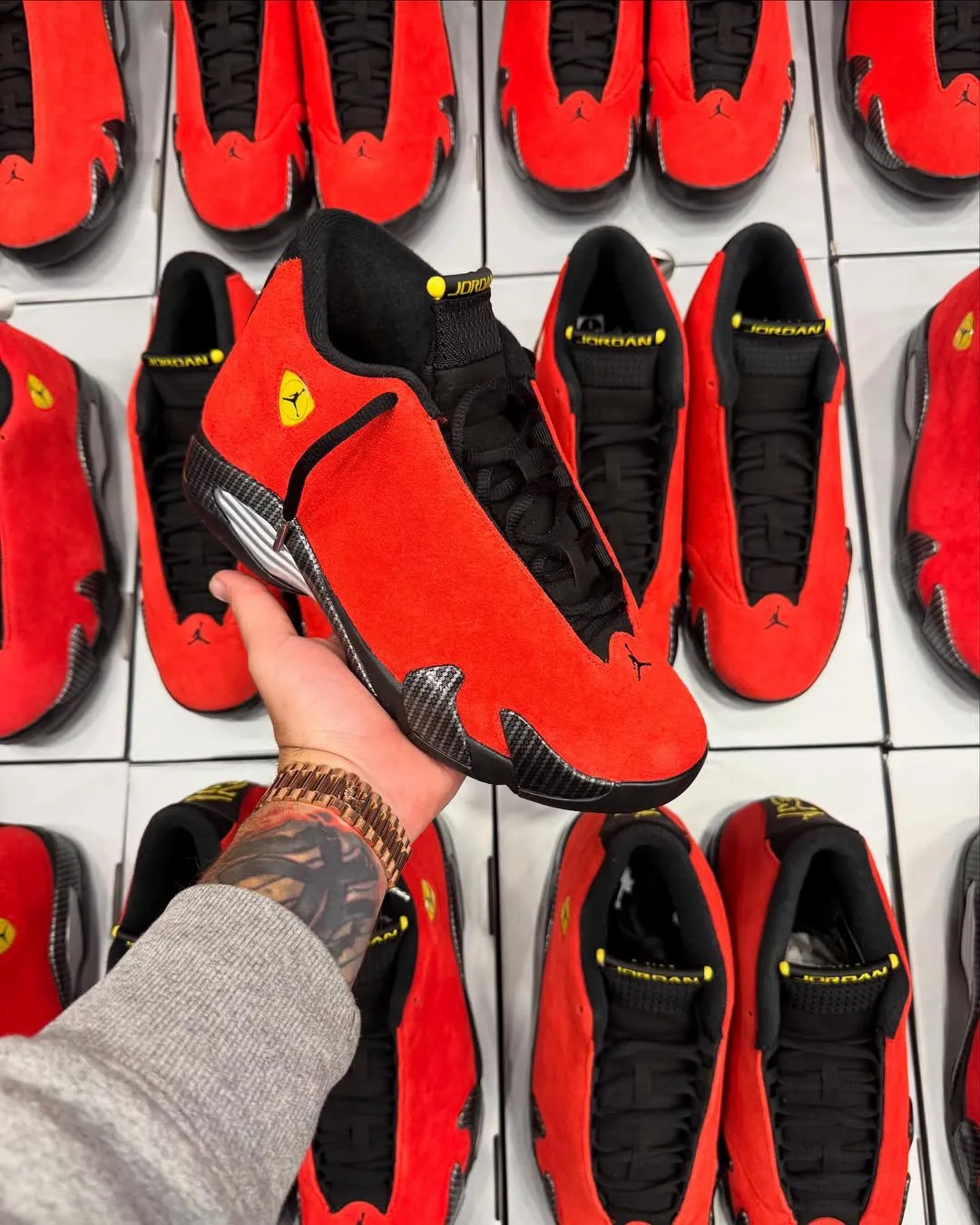 AJ,Air Jordan 14,Ferrari,IF501 时隔 11 年!法拉利 AJ14 确认回归! AJ,Air Jordan 14,Ferrari,IF501 时隔 11 年!法拉利 AJ14 确认回归!