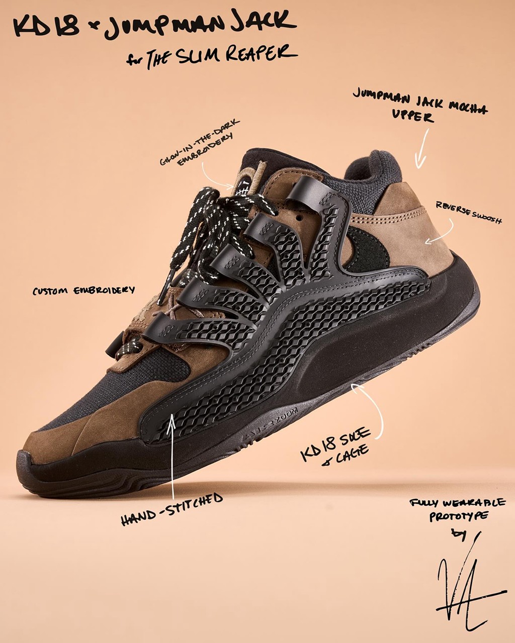 Travis Scott,KD18,Nike Travis Scott x KD18 长什么样?有答案了! Travis Scott,KD18,Nike Travis Scott x KD18 长什么样?有答案了!