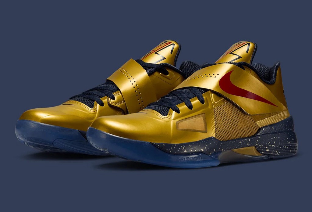 Nike,KD4,Gold Medal,IB3554-700 元年市价 3000+!金牌 KD4 官图来了! Nike,KD4,Gold Medal,IB3554-700 元年市价 3000+!金牌 KD4 官图来了!