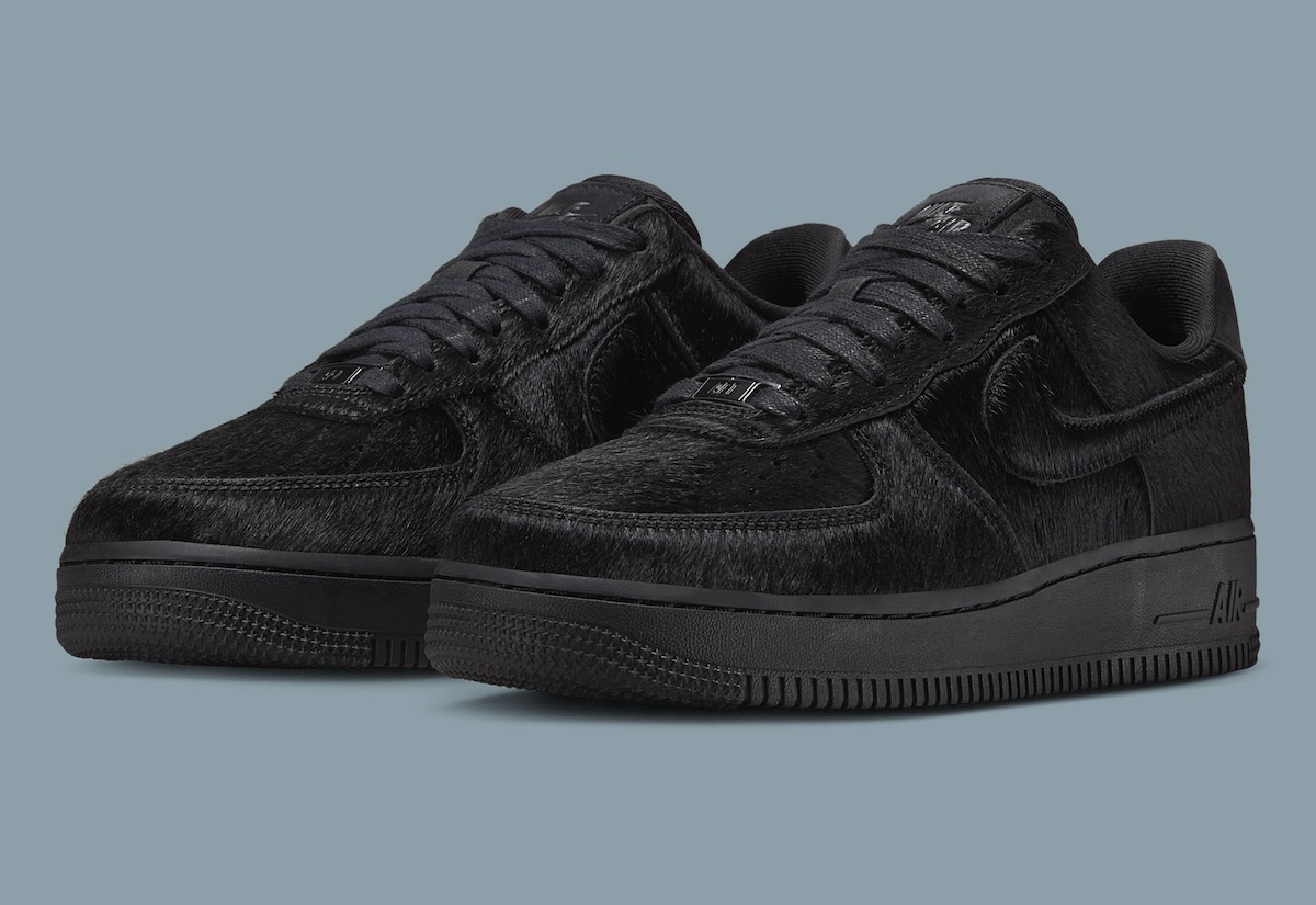 Nike,Air Force 1 Low,Black Pon 独特马毛材质!奢华版 AF1 如何? Nike,Air Force 1 Low,Black Pon 独特马毛材质!奢华版 AF1 如何?